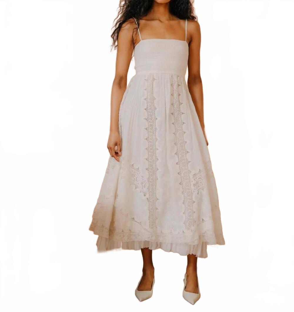 NEW LOVE THE LABEL marlow maxi dress in clean ivory